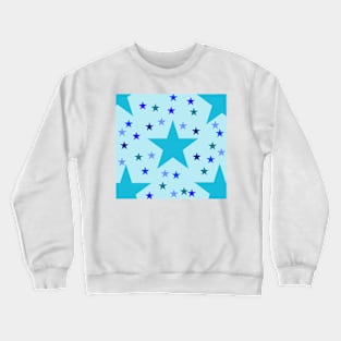 COLORFUL STARS PATTERN BACKGROUND DESIGN Crewneck Sweatshirt